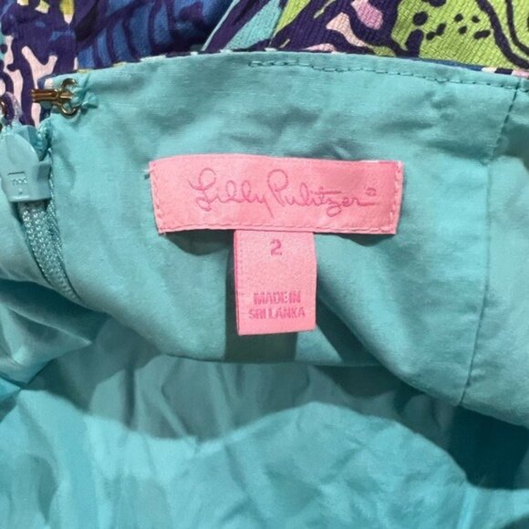 Lilly Pulitzer Jesse Romper Catitude Print - Picture 9 of 9